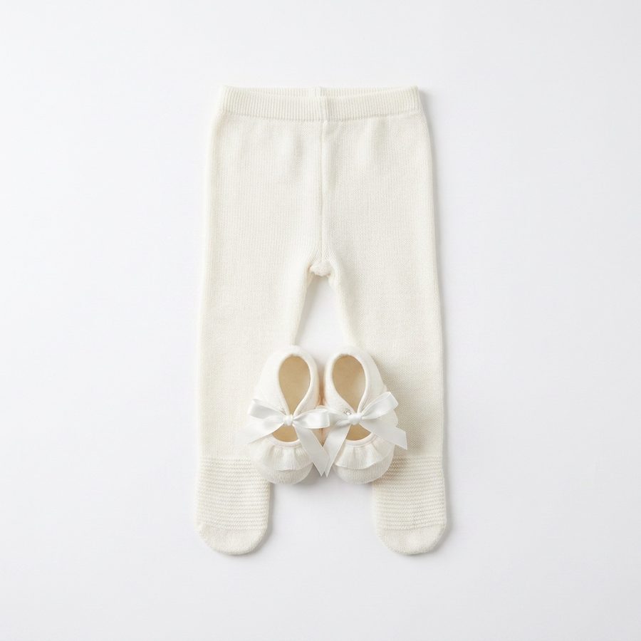 Knitted Footed Tights, view 2