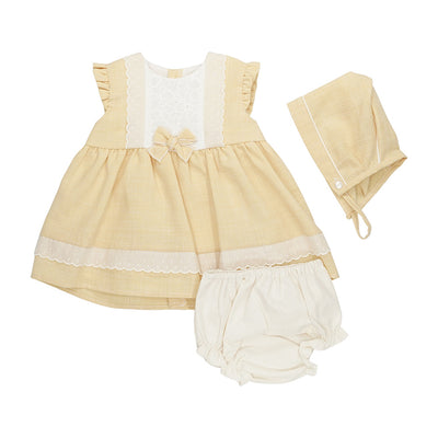 Gabriella Baby Girl Three Piece Yellow Dress