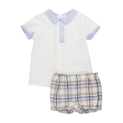 Leo Baby Boy Two Piece Shorts Set