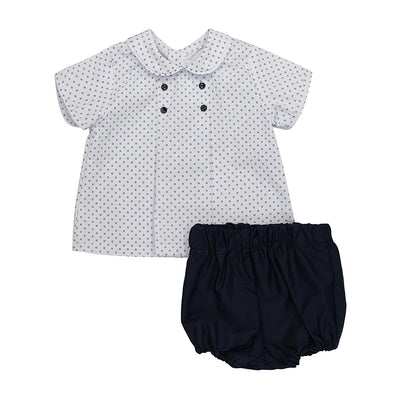 Lucas Baby Boy Two Piece Bloomers Set